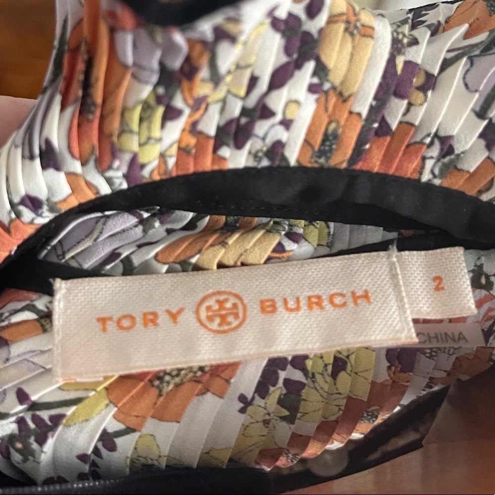Tory Burch Pleated Ruffle Blouse - Picture 6 of 6